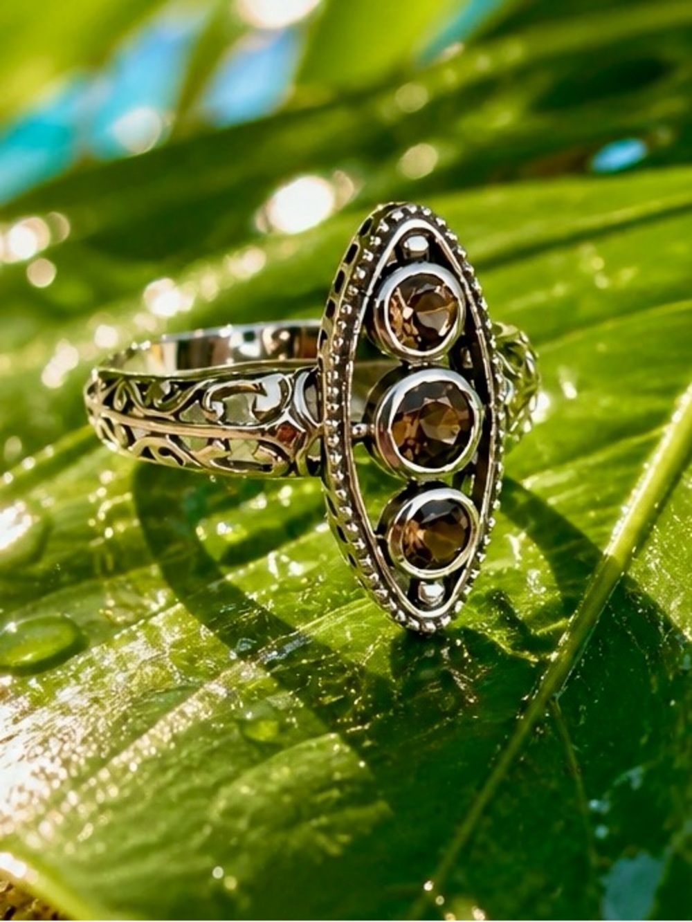 NEW! Smoky Quartz Ring